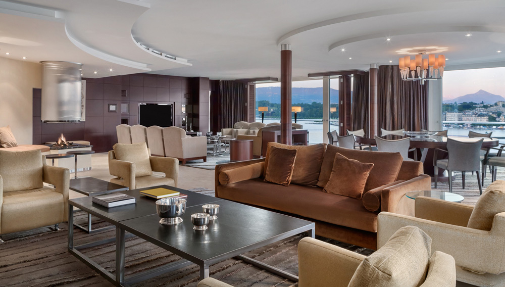 largest hotel suite in Europe - Geneva Suite, Switzerland 