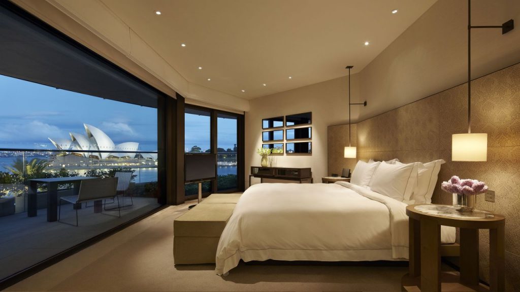 Sydney Suite with huge terrace and panorama to the Sydney Opera House, Park Hyatt, Sydney