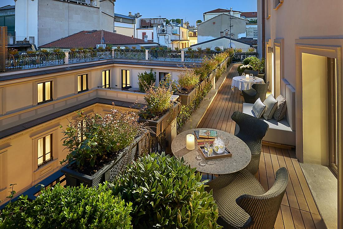 Terrace suite – Mandarin Oriental, Milan